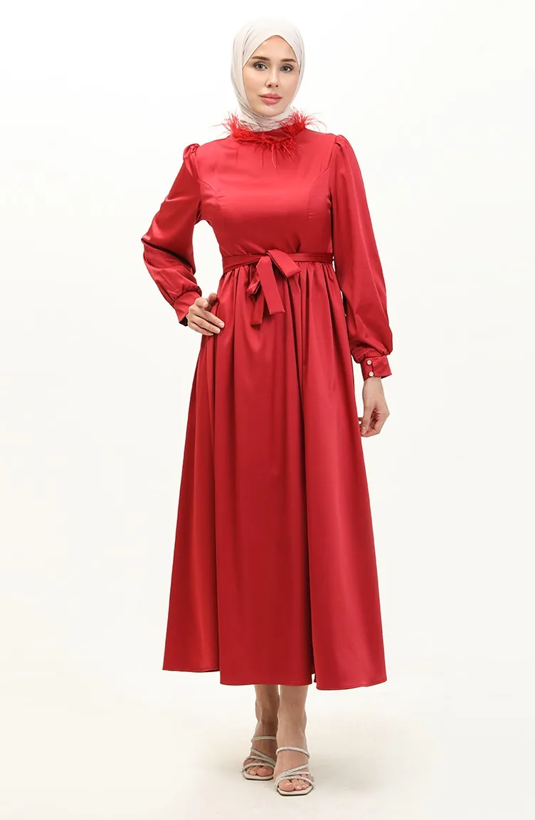 Habillé Hijab Rouge 14587