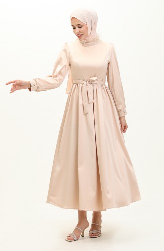 Habillé Hijab Beige 14588