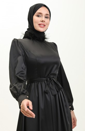 Habillé Hijab Noir 14590