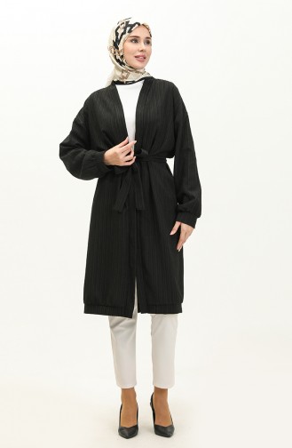Belted Kimono Tunic 4059-01 Black 4059-01