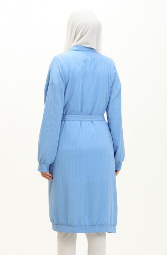 Belted Kimono Tunic 4059-02 Blue 4059-02