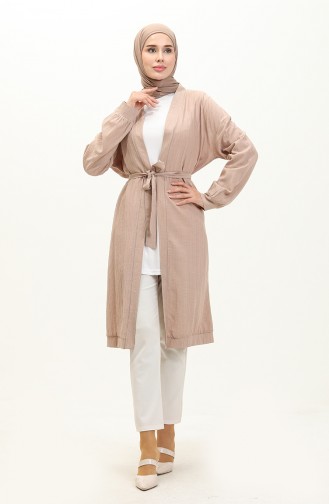 Belted Kimono Tunic 4059-03 Mink 4059-03