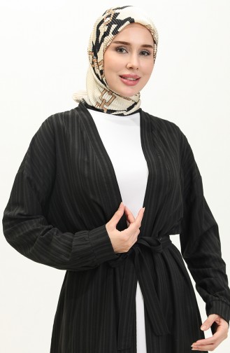 Belted Kimono Tunic 4059A-01 Black 4059A-01