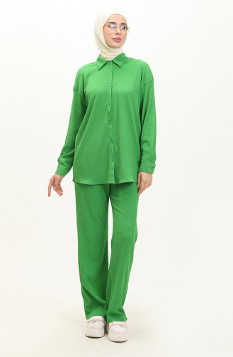 Ensemble Tunique Pantalon 6107-05 Vert 6107-05