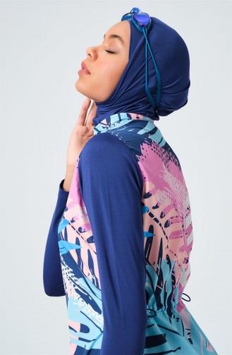 Maillot de Bain Hijab 23433-01 İndigo 23433-01