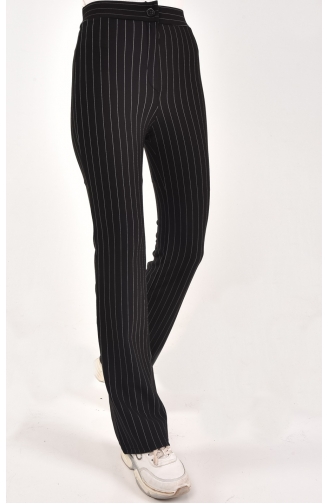 Pantalon Noir 6006-01