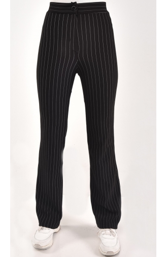 Pantalon Noir 6006-01