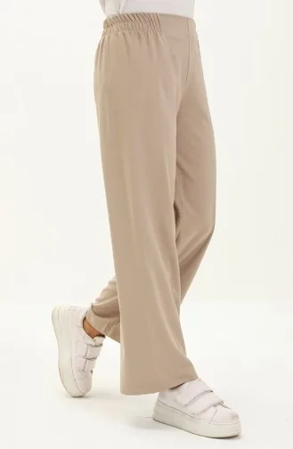 Pantalon Large à Taille Élastique 2951-19 Pierre 2951-19