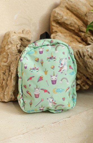 Sac à Dos Pour Enfants 5024D-01 Vert Menthe 5024D-01