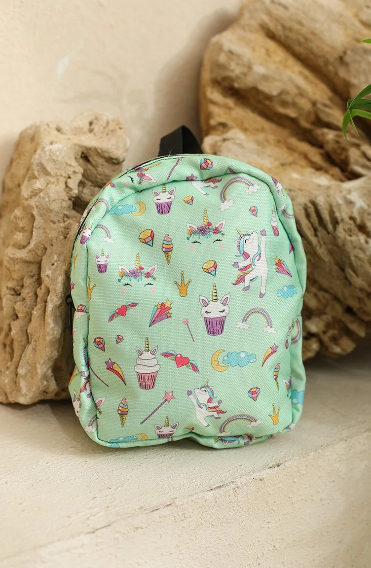 Sac à Dos Pour Enfants 5024D-01 Vert Menthe 5024D-01