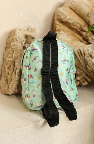 Sac à Dos Pour Enfants 5024D-01 Vert Menthe 5024D-01