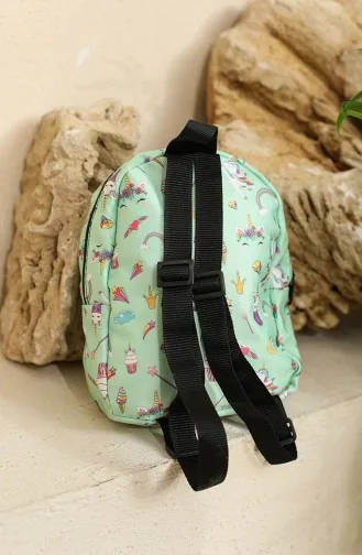 Sac à Dos Pour Enfants 5024D-01 Vert Menthe 5024D-01