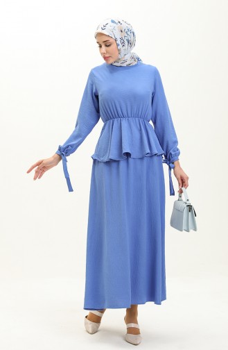 Aerobin Fabric Two Piece Suit 0124-04 Blue 0124-04
