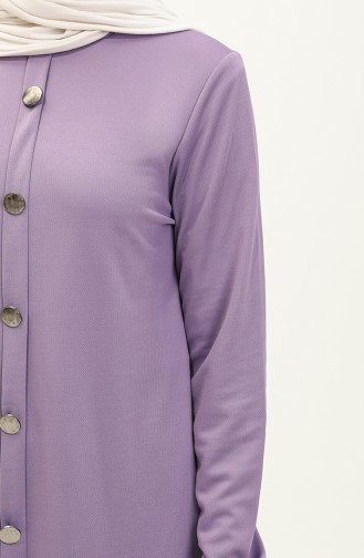 Buttoned Two Piece Suit 1720-03 Lilac 1720-03
