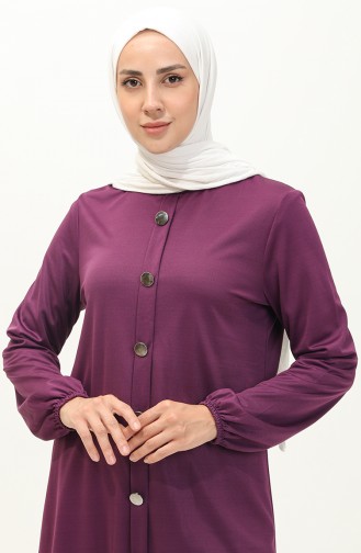 Geknöpfte Tunika-Hose Doppelset 1720-05 Lila 1720-05
