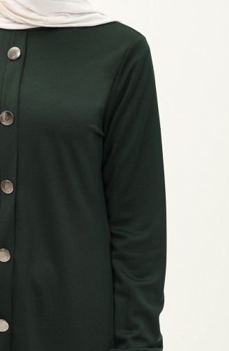 Buttoned Two Piece Suit 1720-06 Emerald Green 1720-06