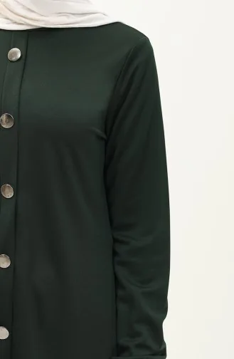 Buttoned Two Piece Suit 1720-06 Emerald Green 1720-06