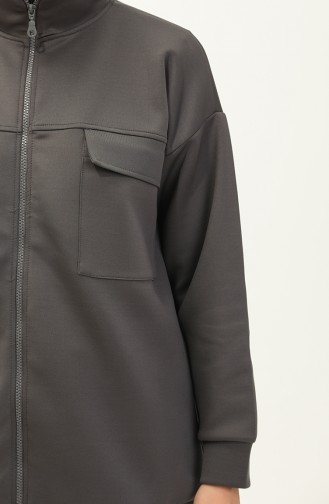 Scuba Kumaş Tunik Pantolon İkili Takım 232333-01 Antrasit