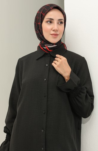 Minelli Soft Scarf 1571-06 Black Red 1571-06