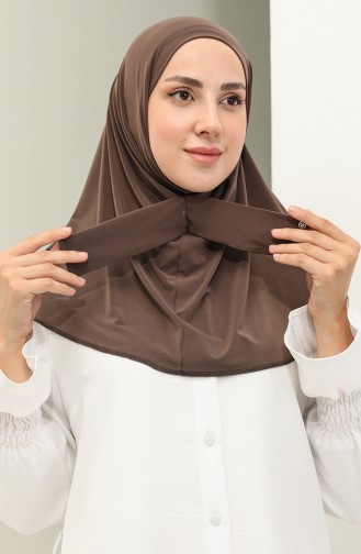 Oyya Sandy Hazır Şal 238492-04 Koyu Vizon