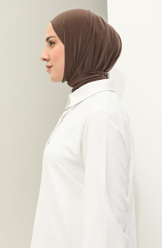Oyya Sandy Hazır Şal 238492-04 Koyu Vizon
