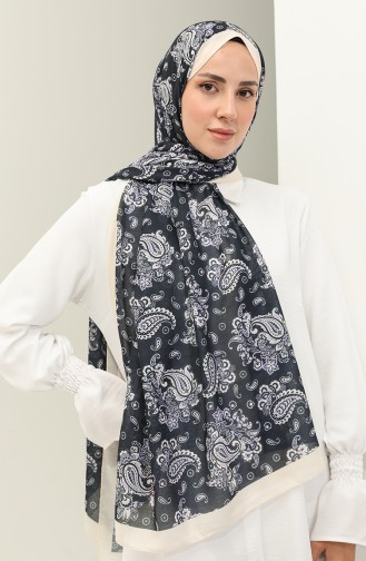 Minelli Soft Shawl 1434-04 Black Magenta 1434-04