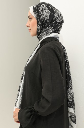 Minelli Soft Shawl 1434-07 Black And white 1434-07