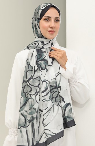 Minelli Crepe Shawl 1435-10 Smoked Black 1435-10