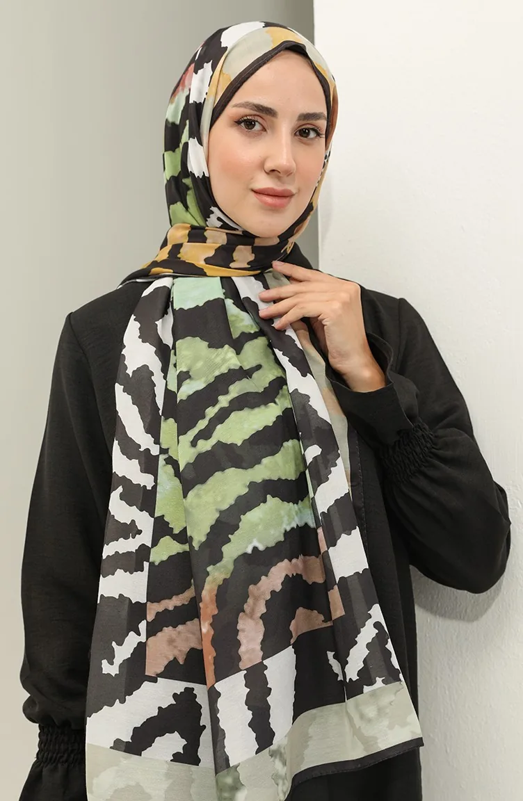 Châle Doux Minelli 1537-02 Brun Khaki 1537-02