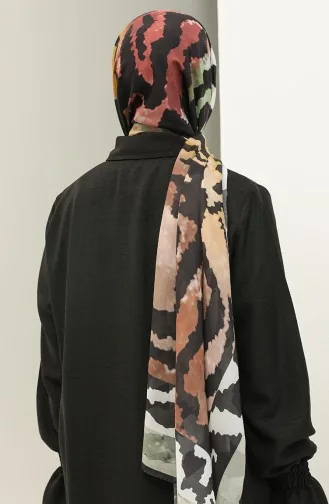 Châle Doux Minelli 1537-02 Brun Khaki 1537-02