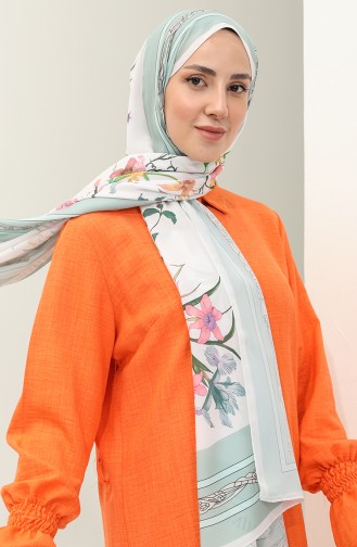 Minelli Crepe Shawl 1559-03 Green Aqua Green 1559-03