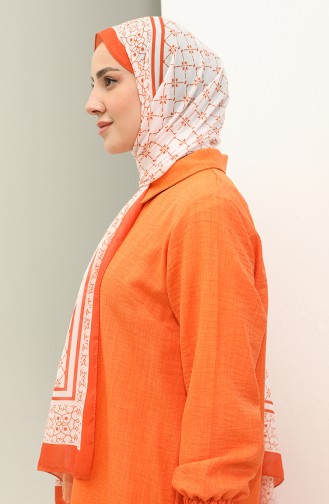 Minelli Soft Shawl 1574-01 white Orange 1574-01