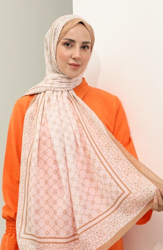 Minelli Soft Shawl 1574-13 Cream Brown 1574-13