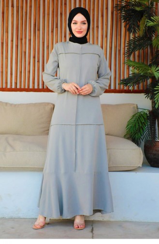 فستان رمادي 0287SGS.GRI