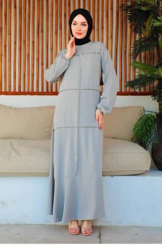 فستان رمادي 0287SGS.GRI