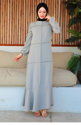 فستان رمادي 0287SGS.GRI