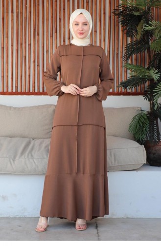 Braun Hijab Kleider 0287SGS.KHV