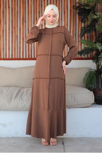 Braun Hijab Kleider 0287SGS.KHV