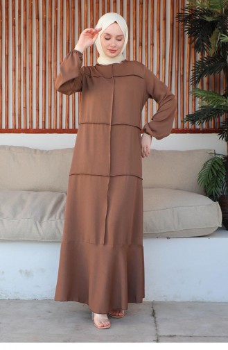 Braun Hijab Kleider 0287SGS.KHV