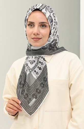 Minelli Soft Scarf 1521-03 white Gray 1521-03