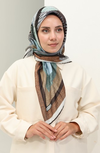 Minelli Soft Scarf 1535-04 Blue Mint Green 1535-04