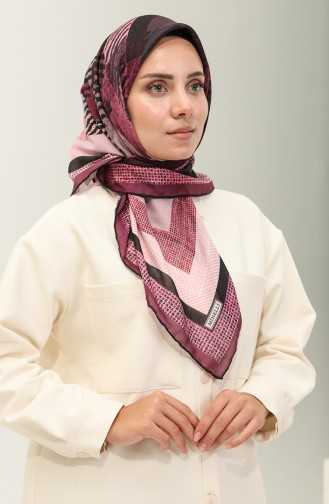 Minelli Soft Eşarp 1535-09 Pembe Mürdüm