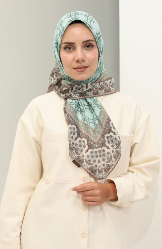 Minelli Soft Scarf 1561-12 Mint Green Almond 1561-12