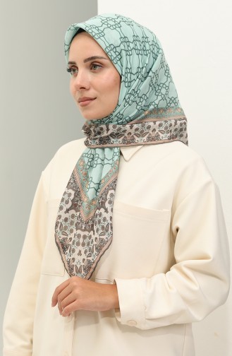 Minelli Soft Scarf 1561-12 Mint Green Almond 1561-12