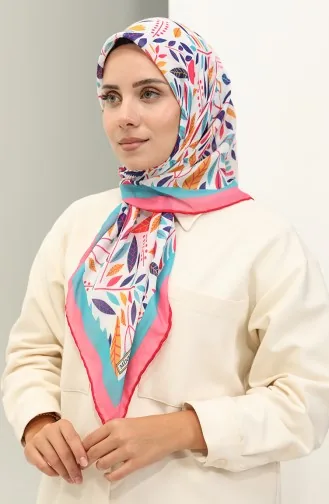 Minelli Soft Scarf 1625-11 Fuchsia Green 1625-11