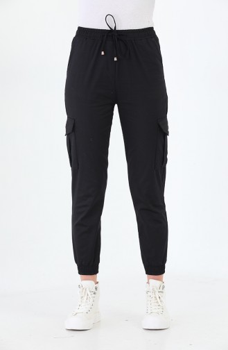 Kadın Siyah Jogger Pantolon 110200-01 Siyah