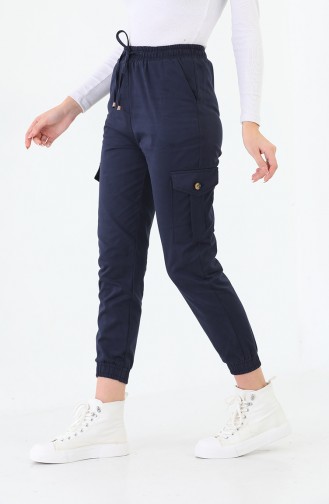 Kadın Siyah Jogger Pantolon 110200-02 Lacivert