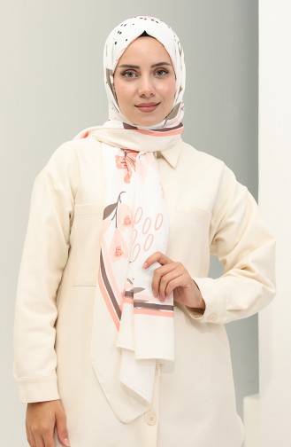 Minelli Crepe Shawl 1578-02 Ecru Cream 1578-02