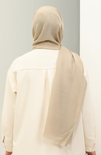 Cotton Plain Shawl 2020-10 Stone 2020-10