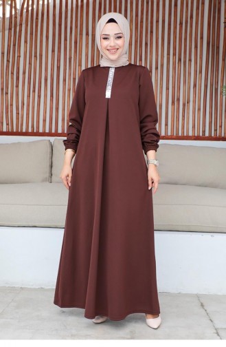 Braun Hijab Kleider 2060MG.KHV